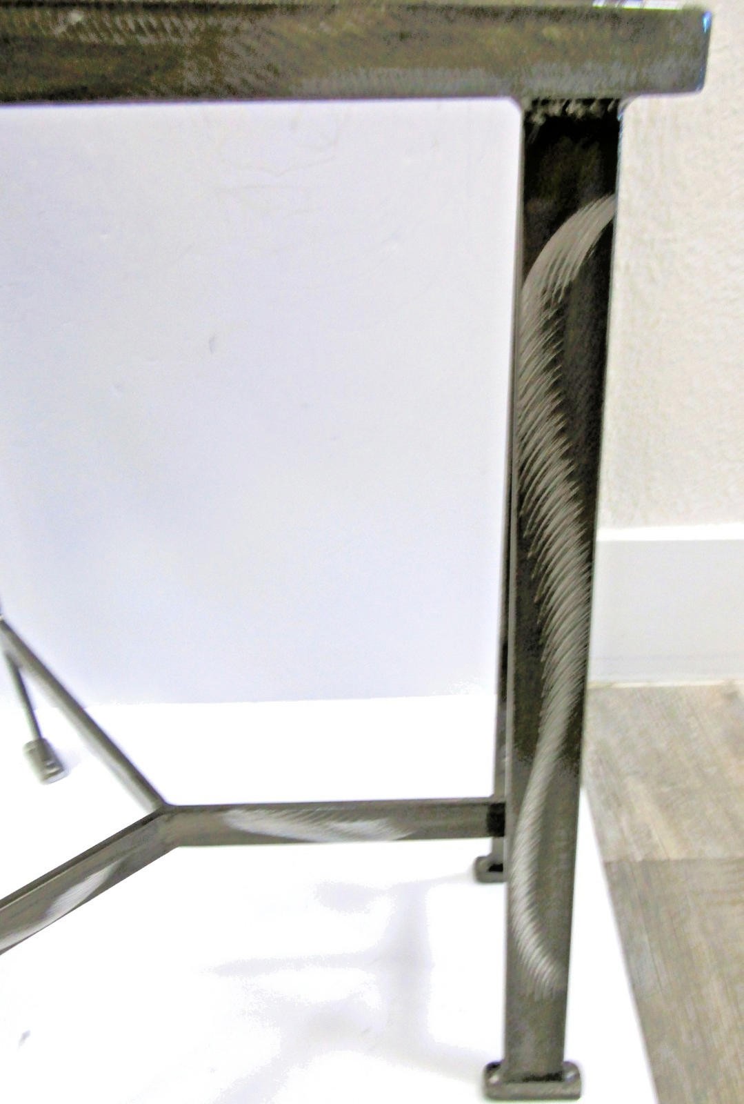 1990s Postmodern Contemporary Welded Steel Artist Signed Accent Chair