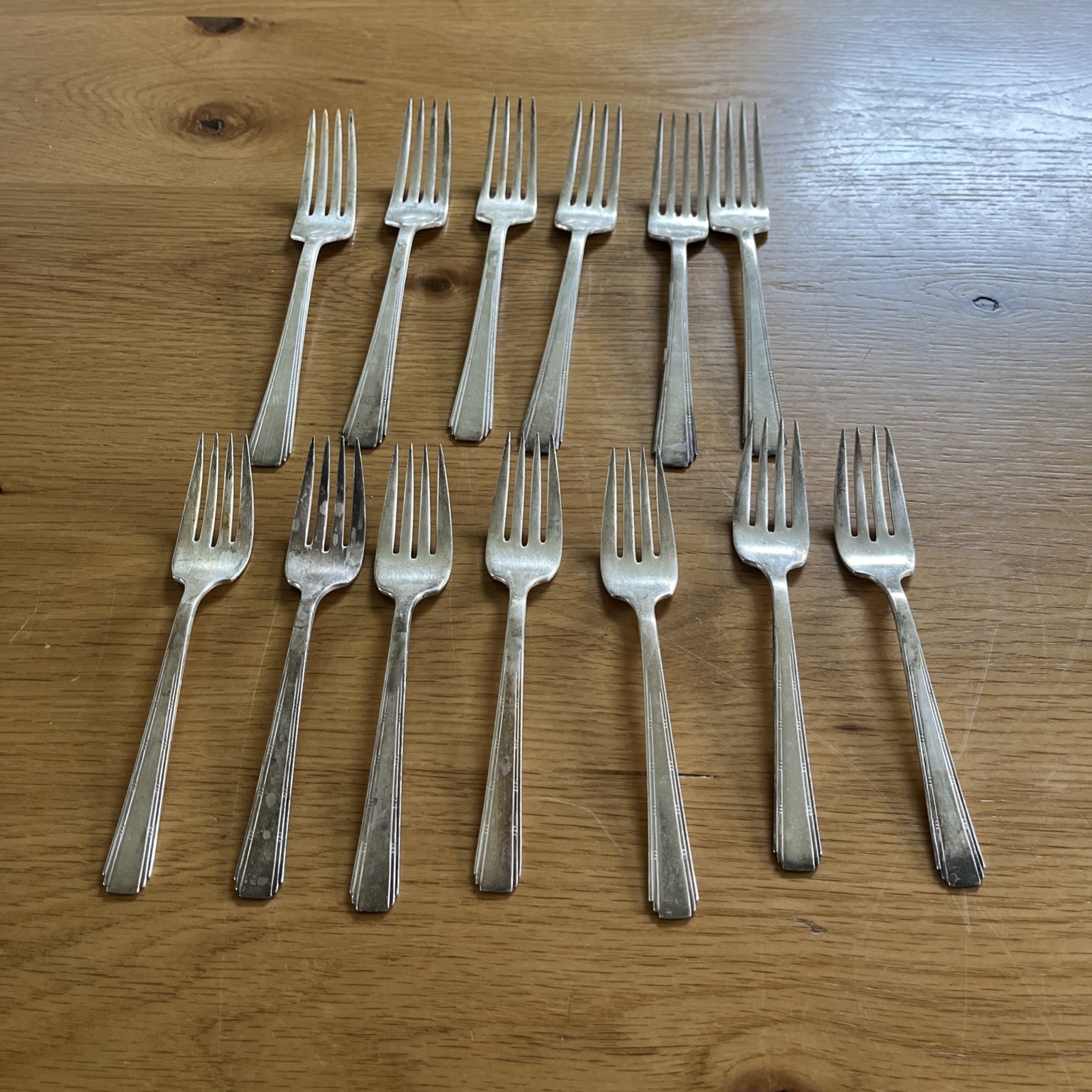 Lot of 13 Stratford Plate Special TOWER 1932 Forks