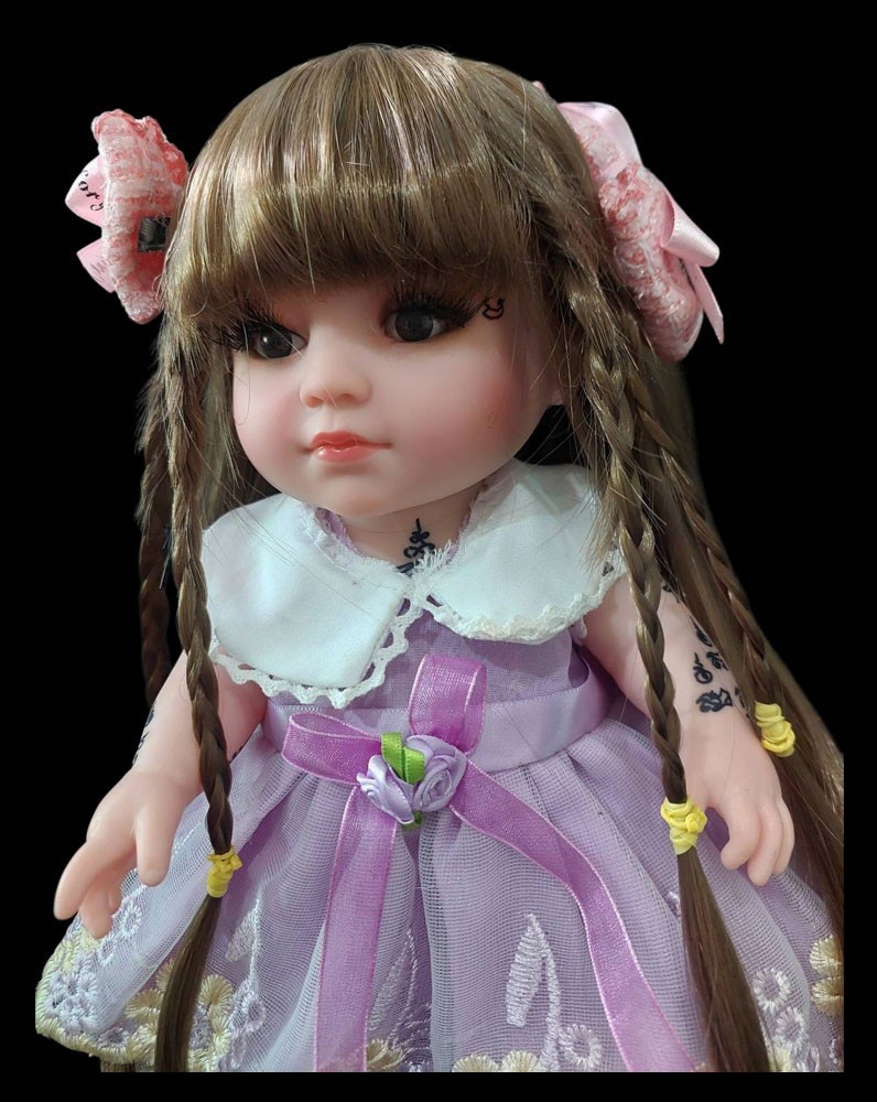 Thai Amulet Luk Thep Spirit Girl Spirit 12 ” Hight Tattoo Magic By Lp Suthon