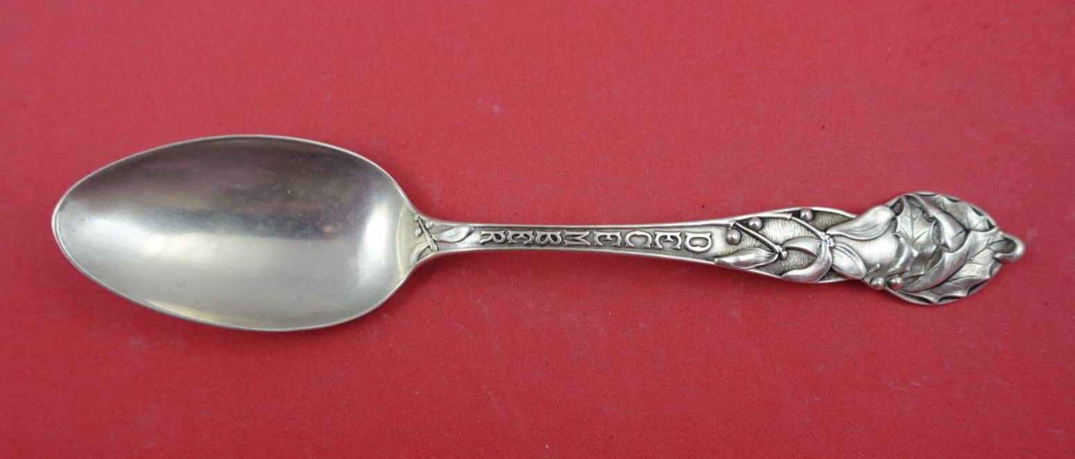 Floral Series by Watson Sterling Silver Teaspoon “December” 6″