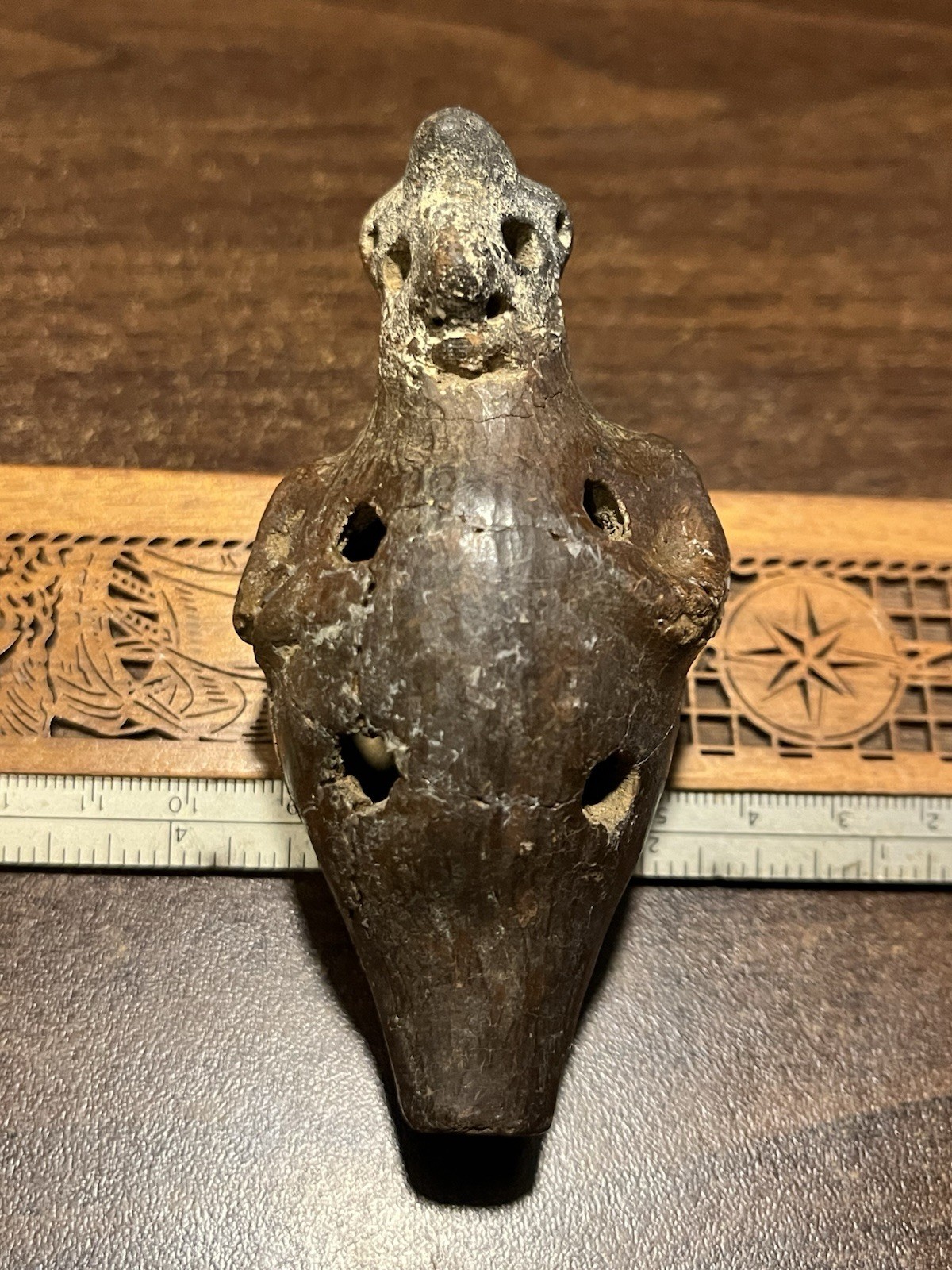 Nicoya Flute PreColumbian Ancient Artifact Costa Rica Guanacaste Mayan Olmec