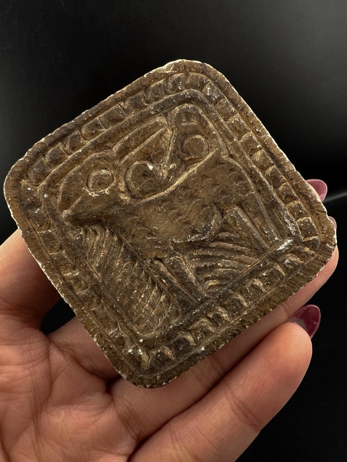 Rare Authentic Eastern Roman Stamp Stone Unique Old