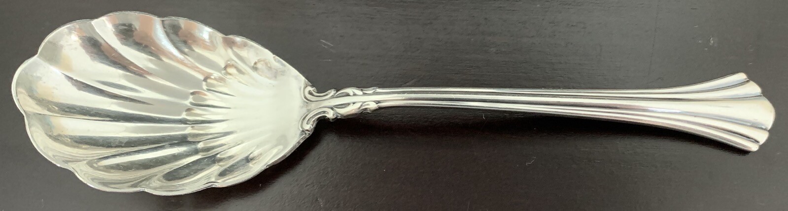 Reed and Barton Sterling Flatware, Eighteenth Century, Sugar Spoon, 6 1/4 inches