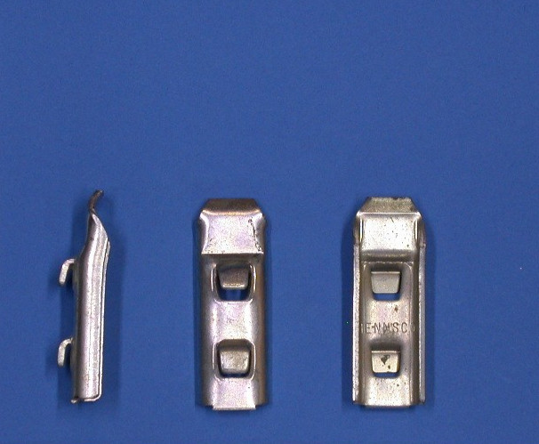 Used Tennsco Metal Shelving Clips (Box of 100)
