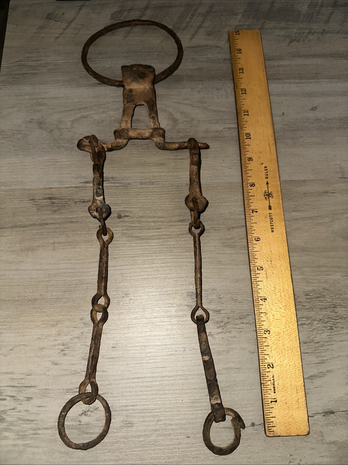 Antique Hand Made Farm Tool, Implement, Unknown Used Rusty Old!!