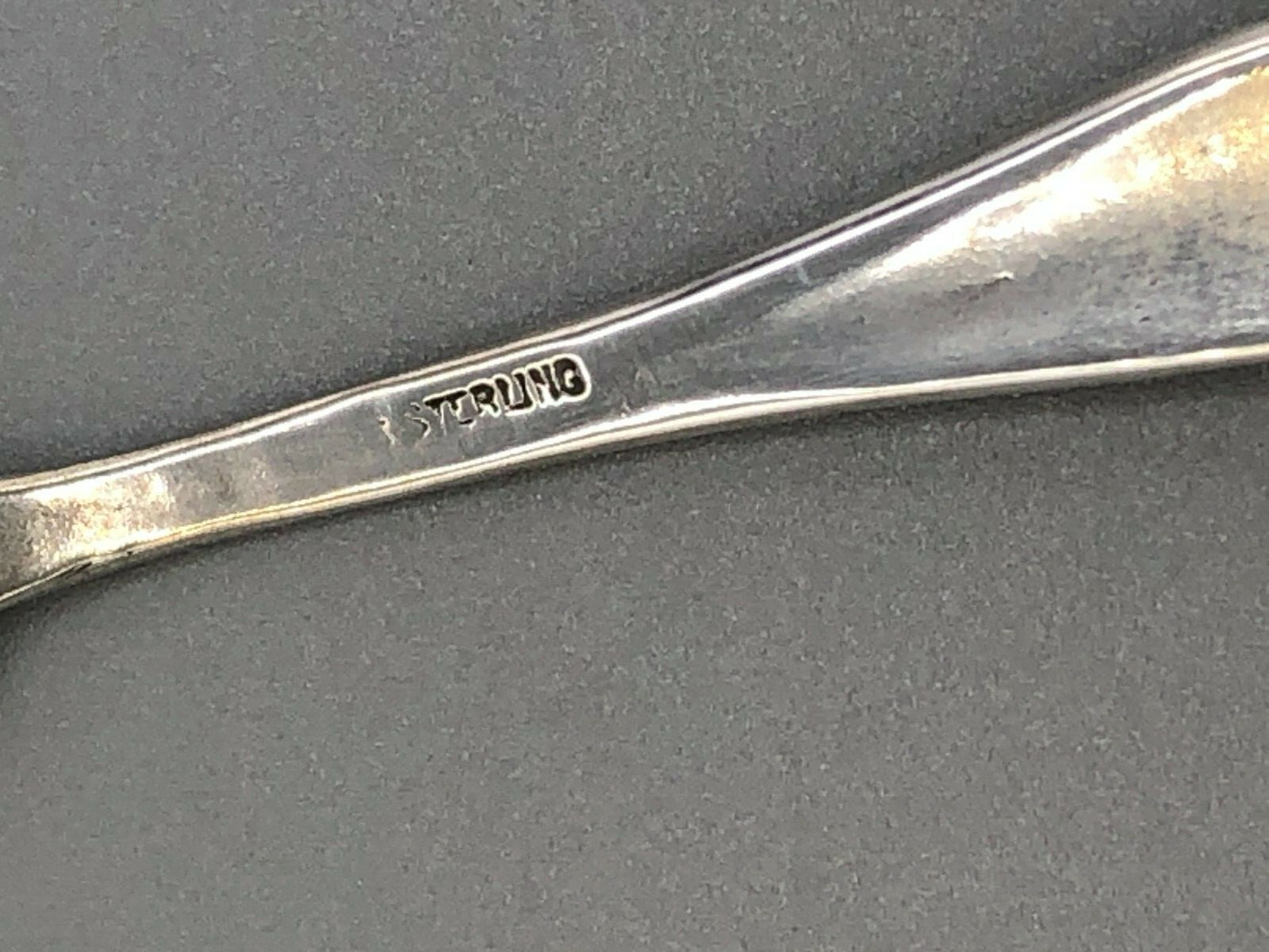 Lancaster Sterling Silver individual Salt Spoon 2 5/8″
