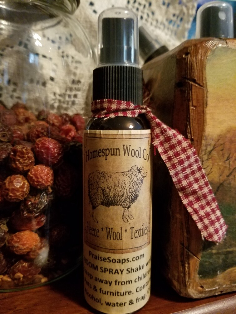 CHRISTMAS CABIN primitive room spray air freshener USE YEAR LONG