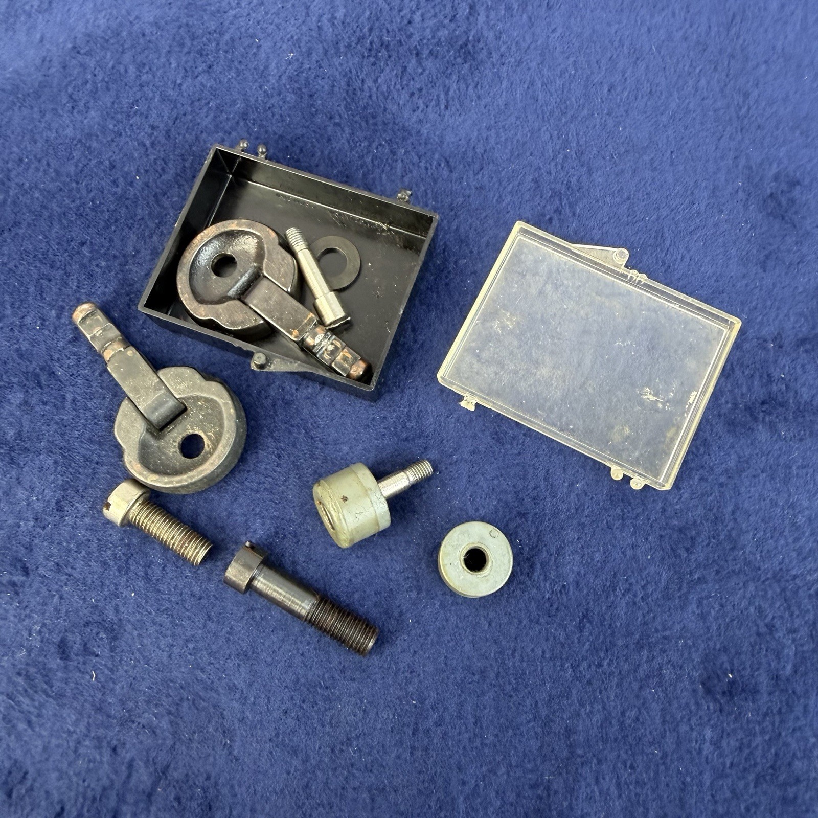 Vintage Singer Sewing Machine Cabinet 2” Lollipop Banjo Hinges Pins Hardware Lot