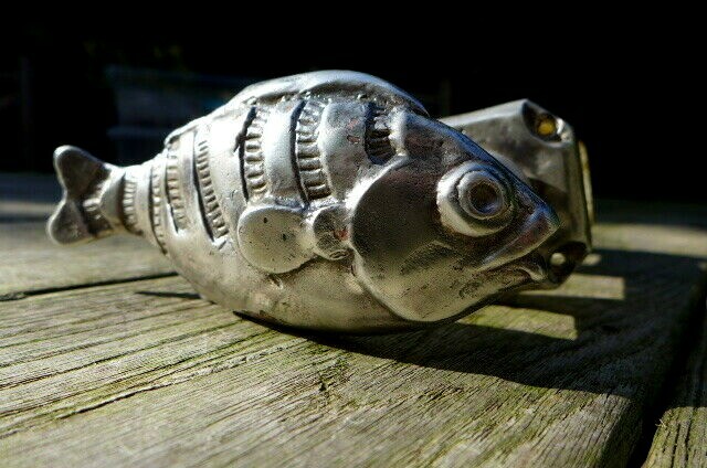 Vintage Beautiful Door Handle with Fish Shaped Handle Design Very Unique Set