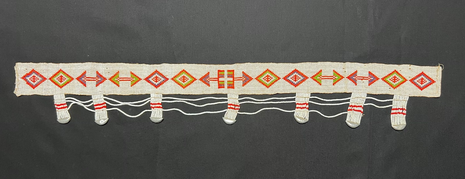 Antique Native American Belt Garment with Glass Beads