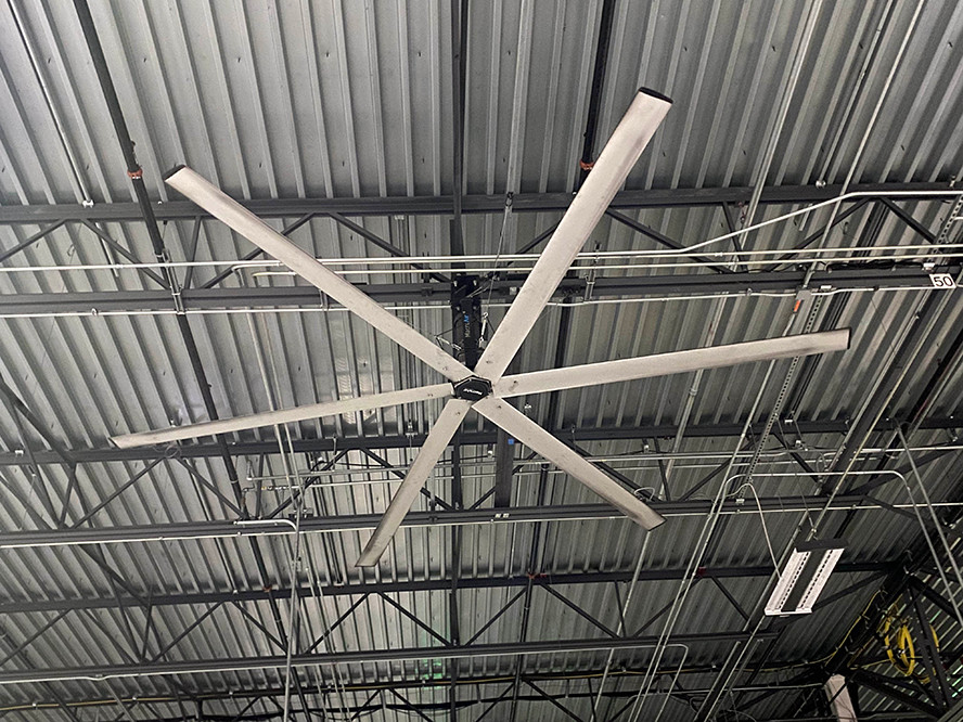 20′ Diameter HVLS industrial fan