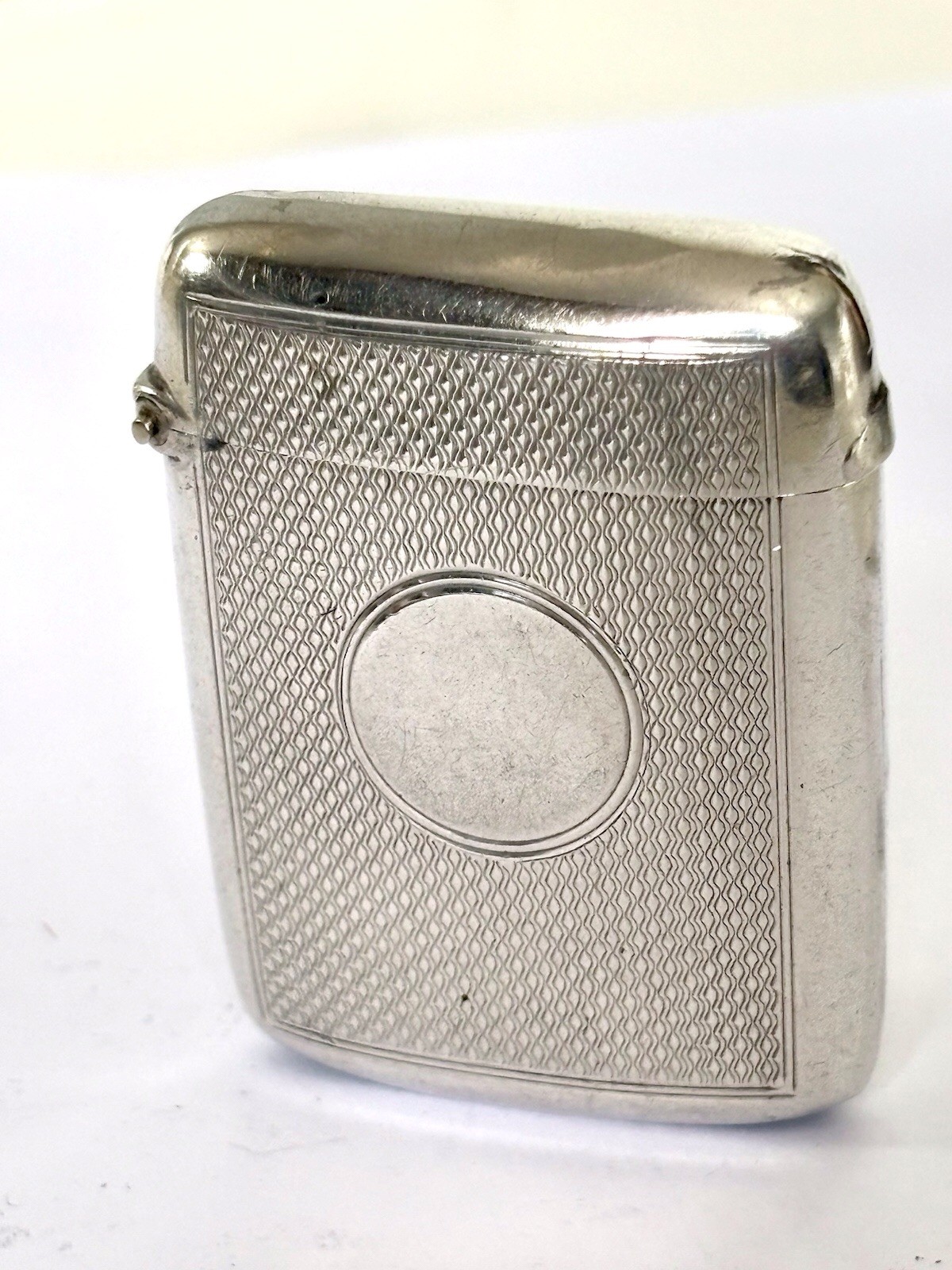 Antique Victorian Silver Vesta Case JOHN TROUP & SONS BIRMINGHAM 1893 34g