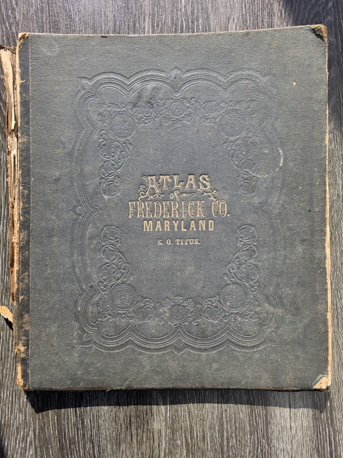 1873 Titus Frederick County Maryland Atlas – Middletown Urbana New Market