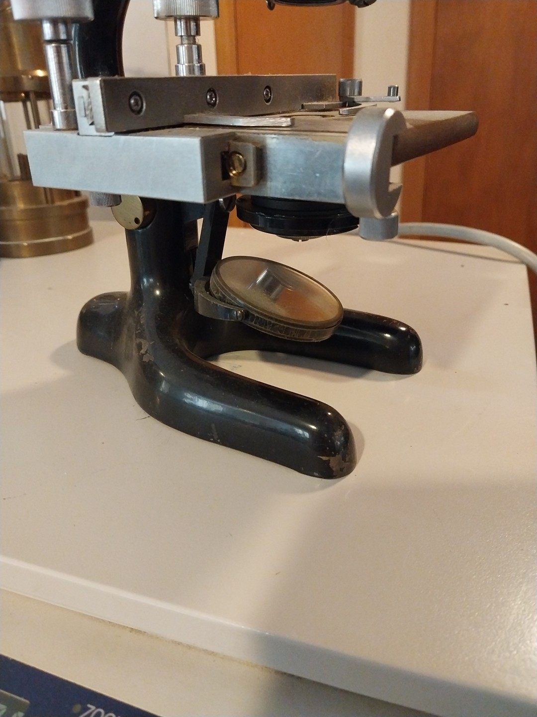 Antique Bausch And Lomb Microscope Patent 1915 Rochester New York.