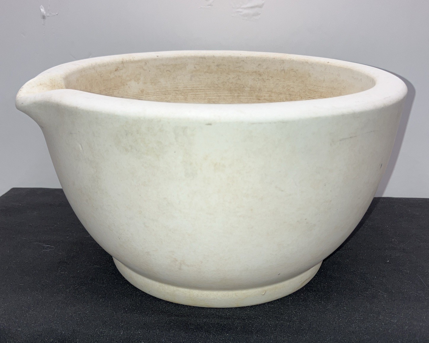 Antique Thomas Maddock & Sons Apothecary Mortar Stoneware Acid Proof #5 Large