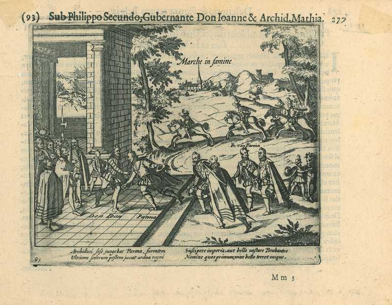 Historical print of Gembloux