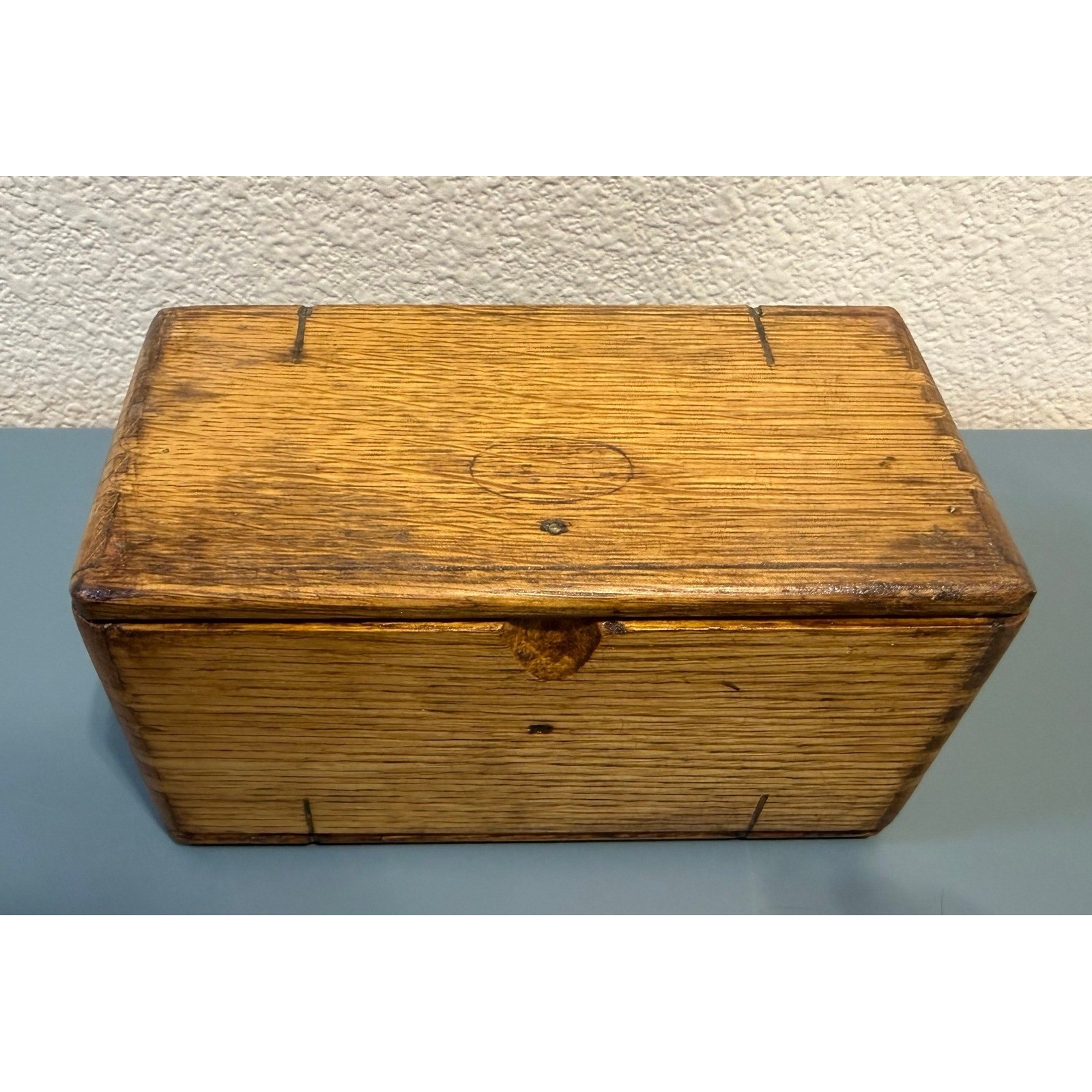 Antique Singer Sewing Machine Puzzle Box Oak Wood Case with Attachments 1889
