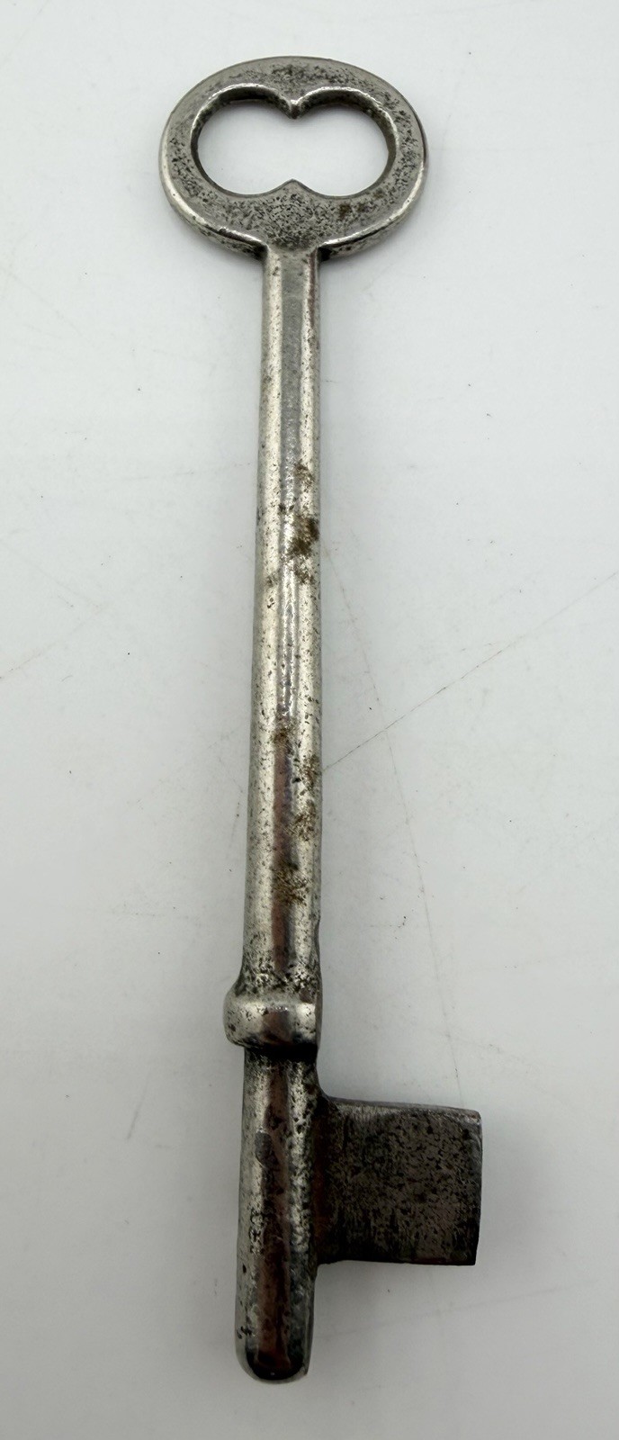 Antique Fancy Ornate Barrel Metal Steel Skeleton Key 3.5”