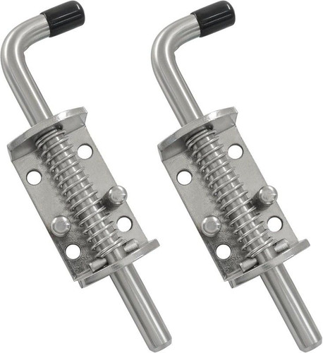 2 Pack 6.5 Inch 304 Stainless Steel Spring Loaded Gate Latch Pin – Outdoor…