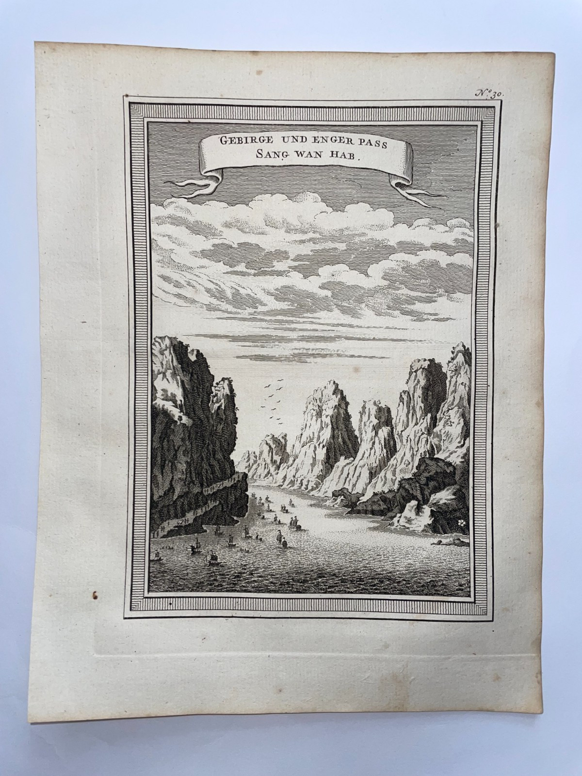 CHINA SANG WAN HAB 1749 NICOLAS BELLIN ANTIQUE VIEW