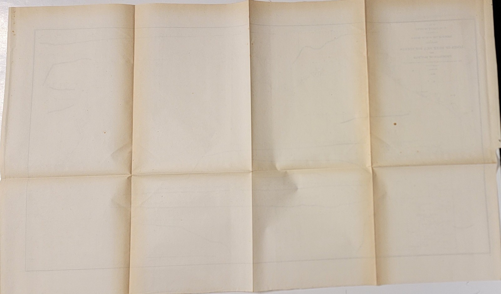 1855 H No. 3 US Coast Survey sketch map Deep Sea Soundings Gulf Mexico Bache