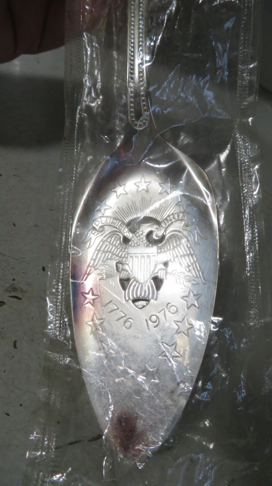 Vintage Bicentennial Eagle Pie Cake Server by Oneida Community Silverplate NEW
