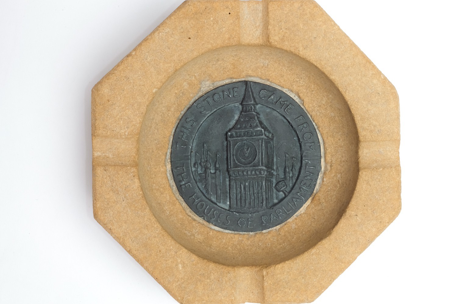 Ashtray made from Houses of Parliament From Blitz Raids