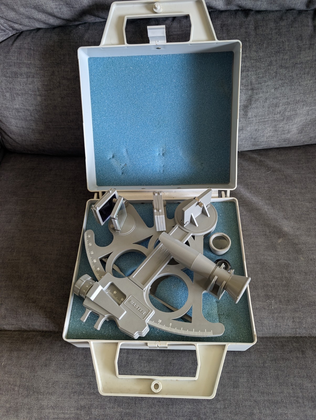 Davis Instruments Mark 25 Deluxe Master Sextant Instrument Hard Case No Manual