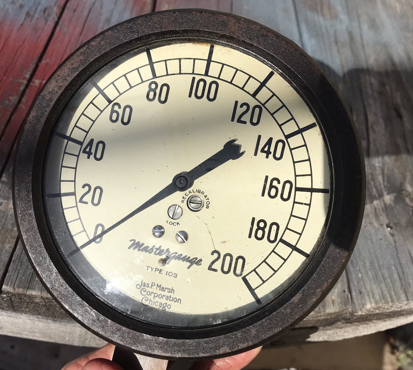 Jas. P. Marsh Corp. Mastergauge Type 103 0-200