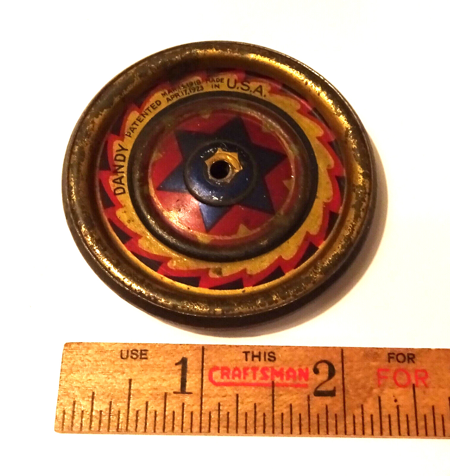 Antique Dandy Wheel U.S.A. Patented 1918 & 1923