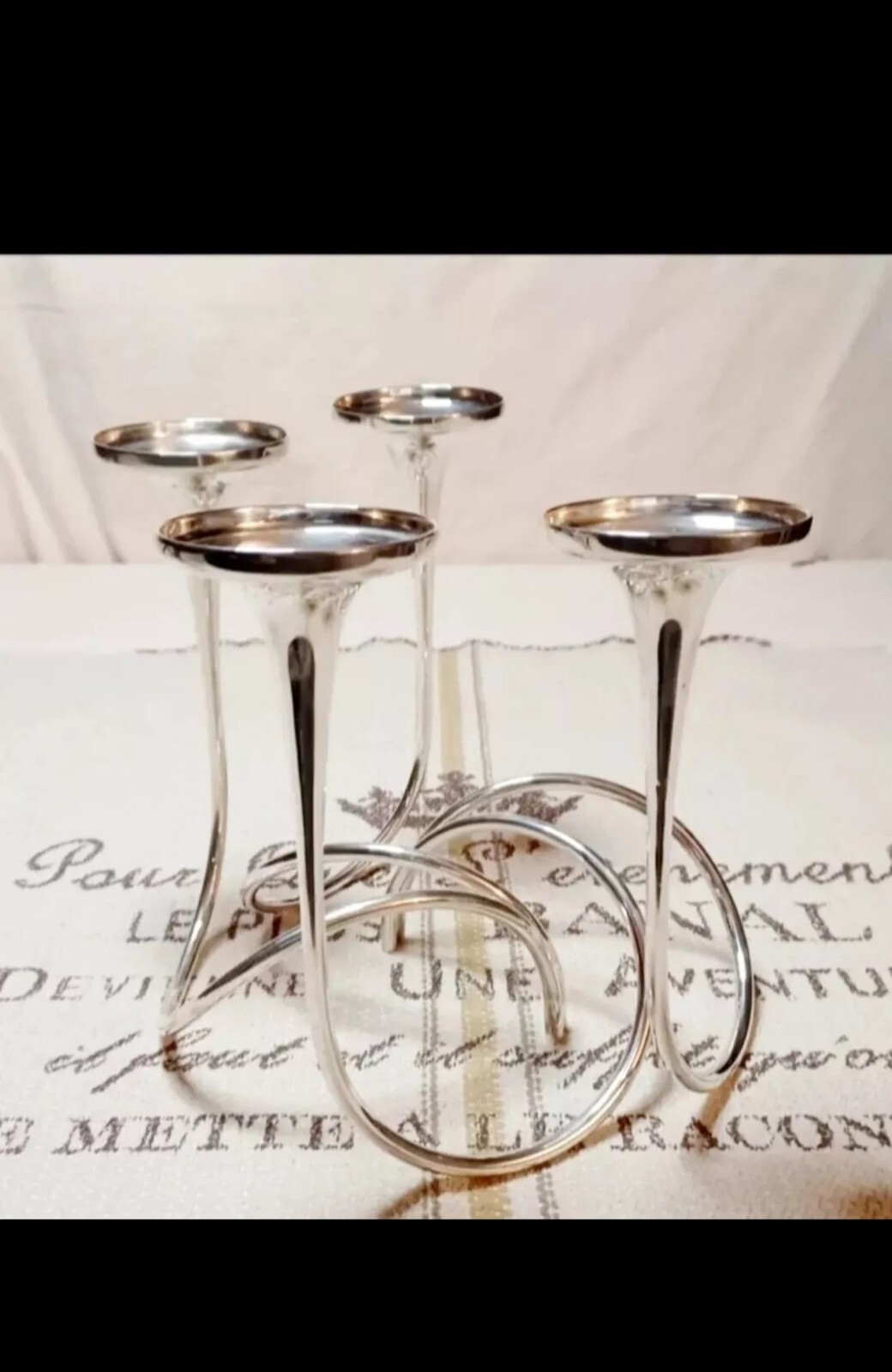 Mid Century Gorham Weighted Sterling Fountain Candelabra Lot, 2 Pcs.