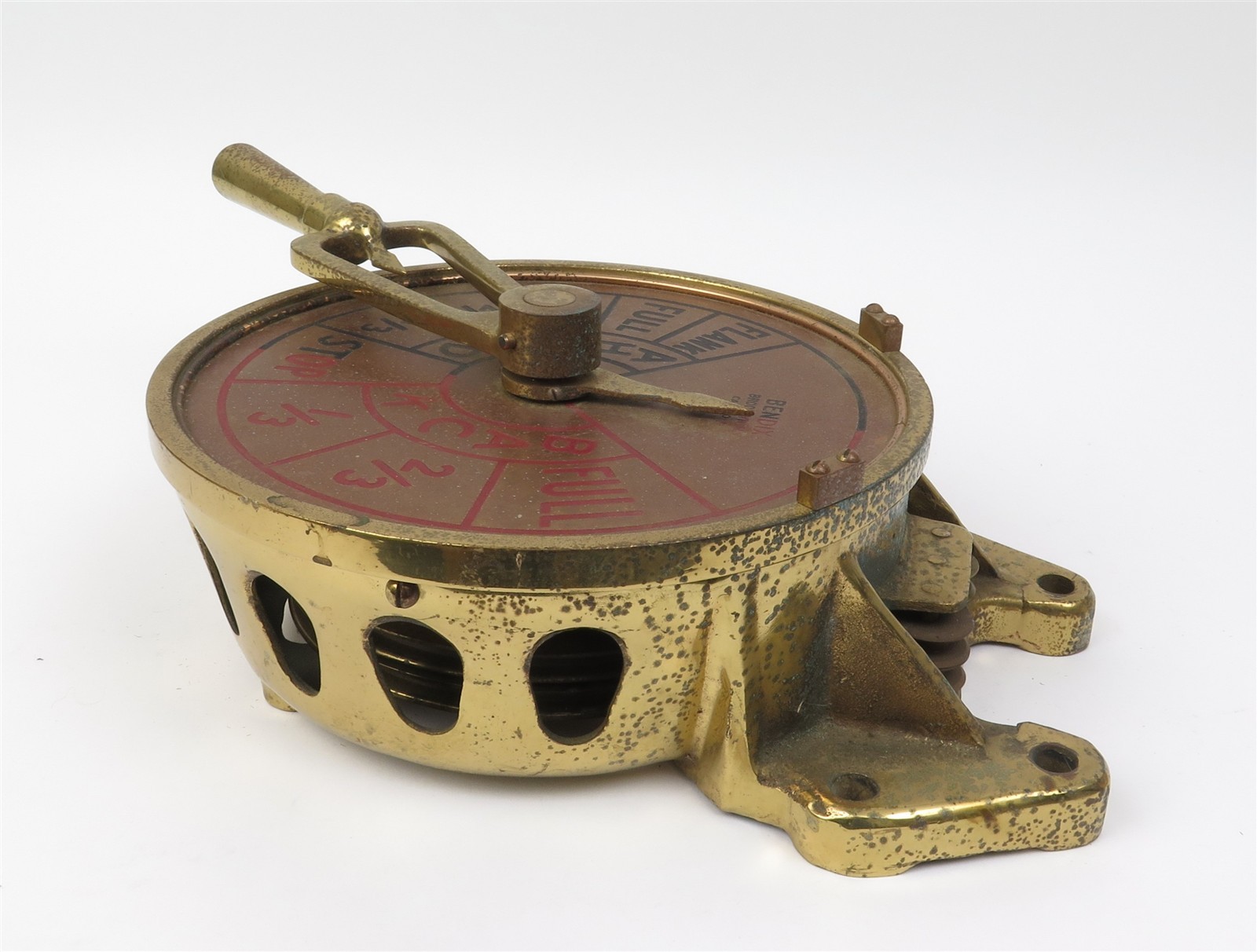 Bendix Aviation Marine Engine Order Telegraph Brass Nautical Ship Antique