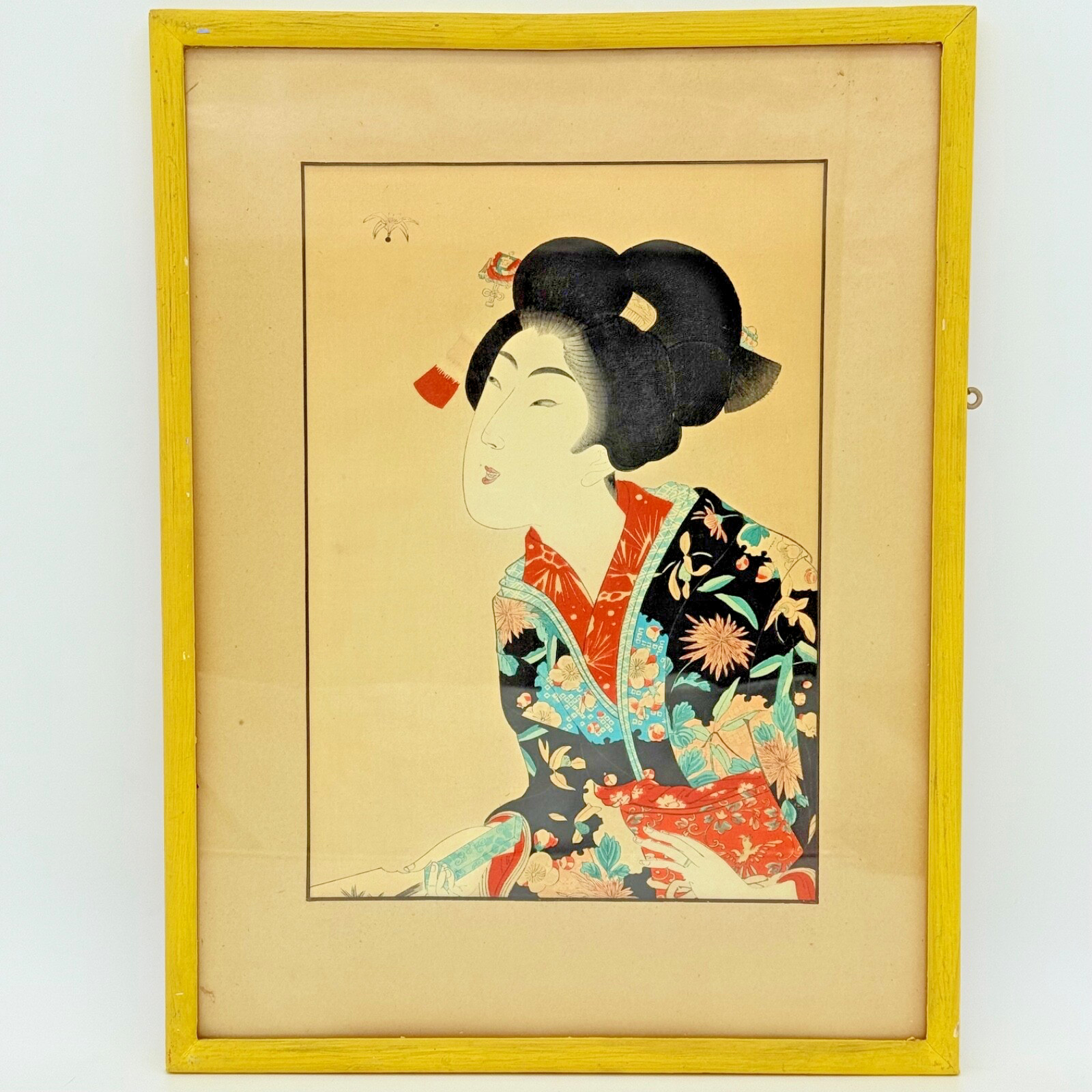 Japanese Woodblock Print Toyohara Chikanobu 1838-1912 Bijinga Oban Series 1896