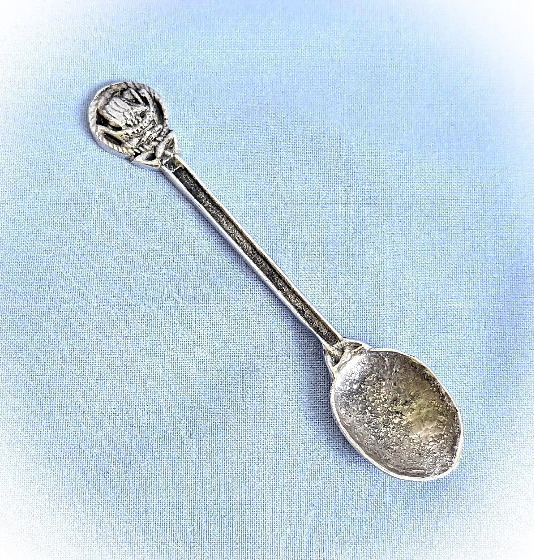 Alexander Ritchie Design Iona Viking Ship Silver Spoon John McGilvray Oban 1928