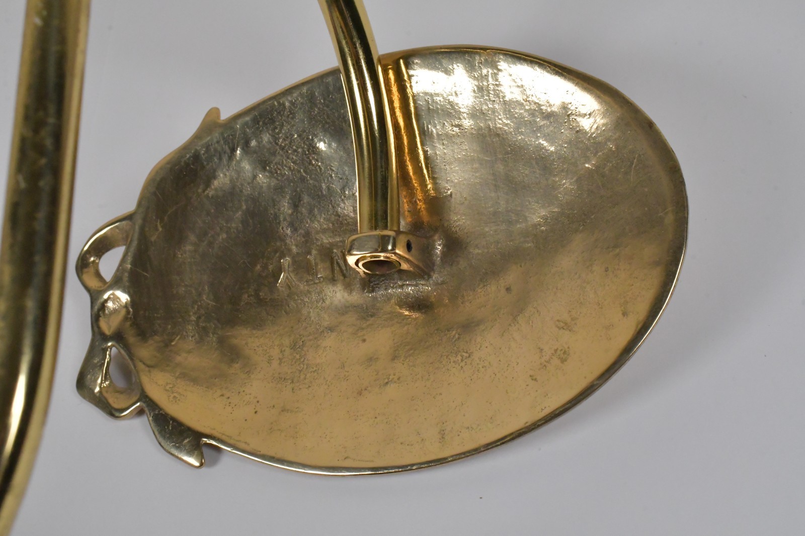 (4) Hollywood Regency Brass Gibson Girl Window Curtain Tiebacks Holdbacks by NTY