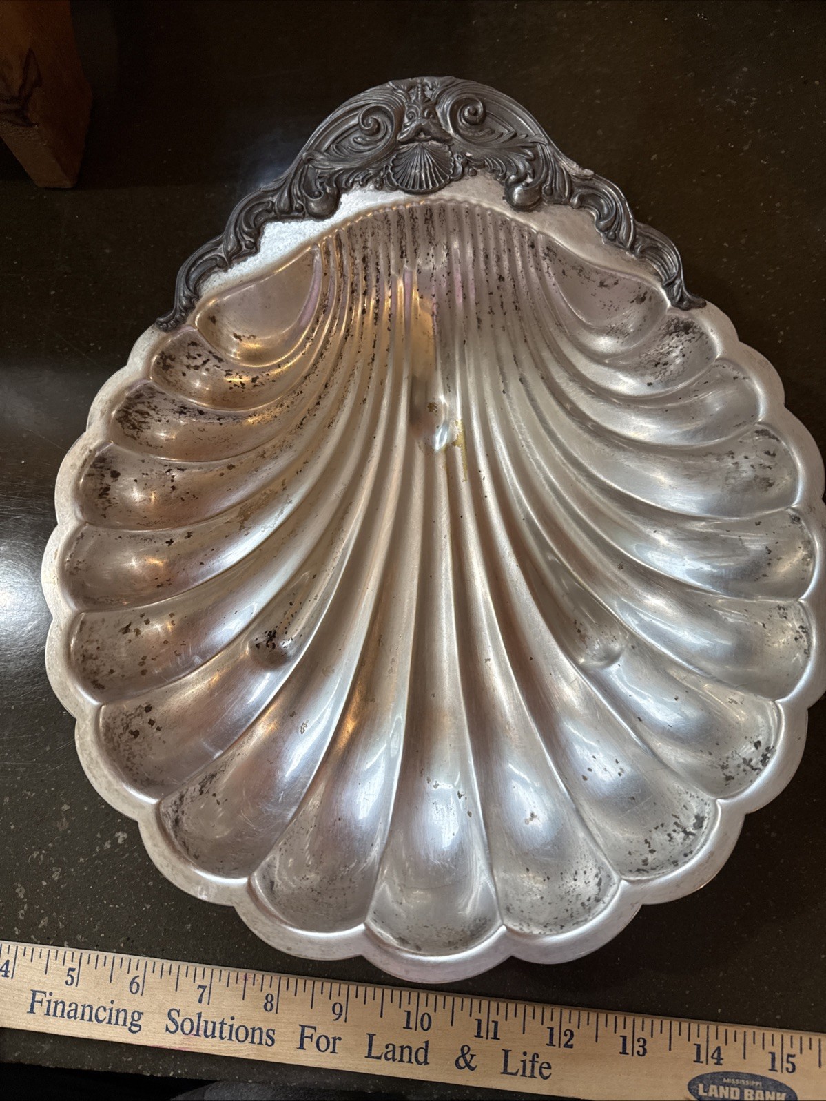 F.B. Rogers Silver Co. #1730 Scallop Seashell Serving Dish