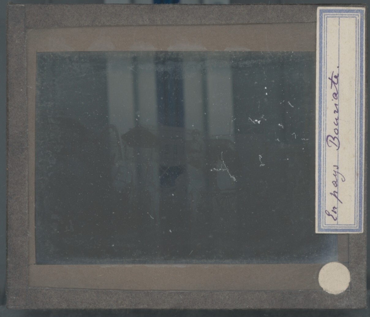 Buryatia, Russia, Photo Glass Plate, Black & White, Positive 8.5×10 Cm