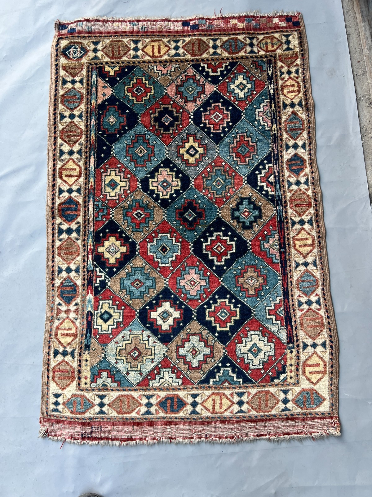 COLLECTORS’ ITEM Stunning Natural Vegetable Dye Super Fine Quality Shirvan Rug