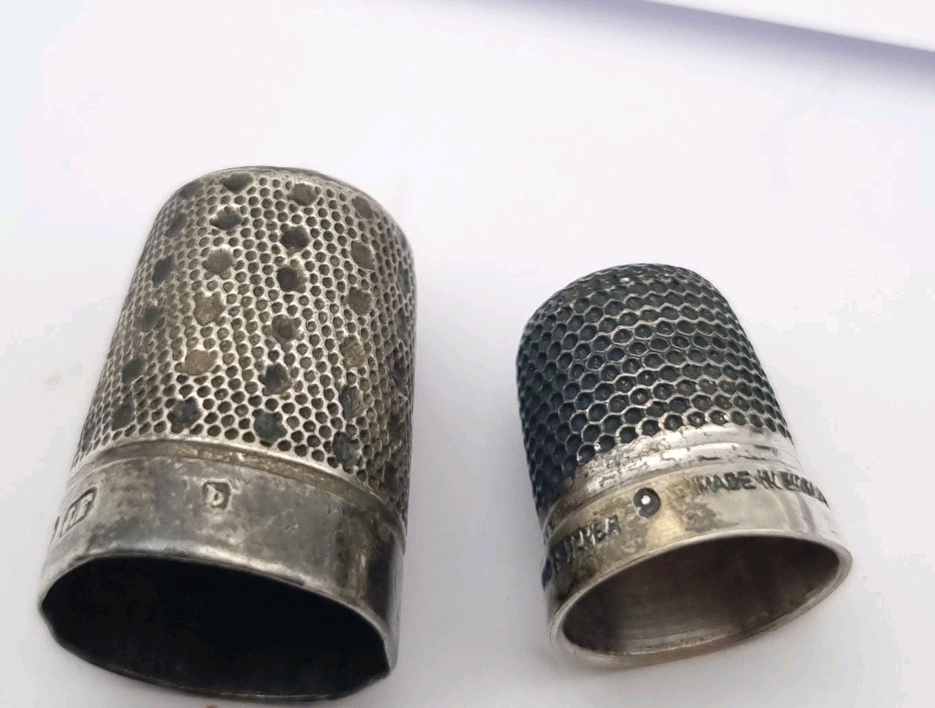Antique Thimbles Solid Sterling Silver James Fenton & Childs Thimble