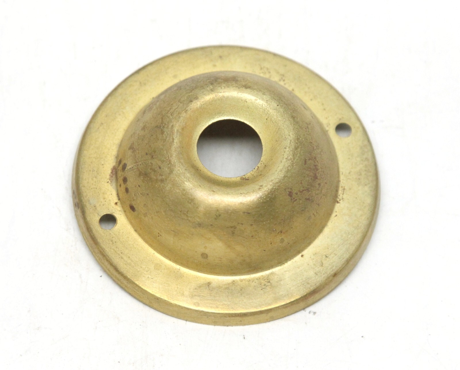 Olde New Stock 2.25 in. Circular Brass Doorbell Cover