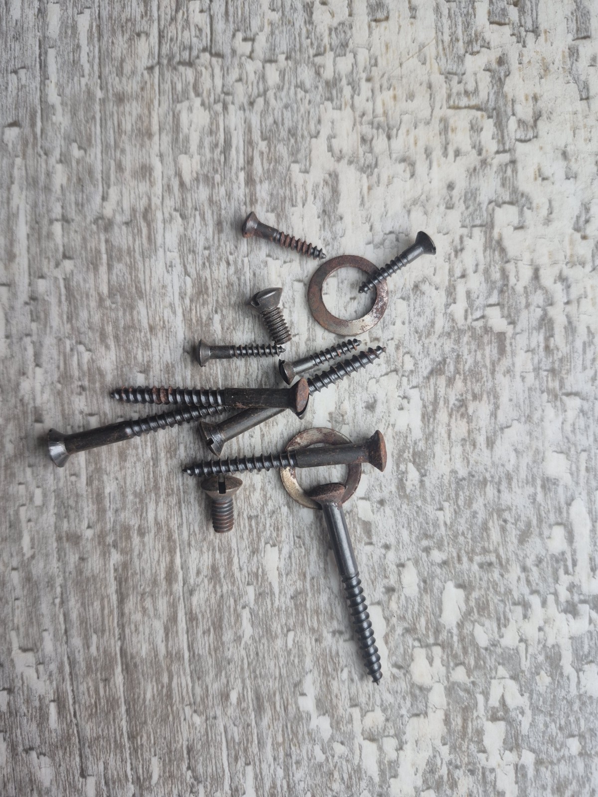 Antique Rim Knob Lock Black knobs Skeleton Key Complete 3 x 3.75 X 5/8 Open Box