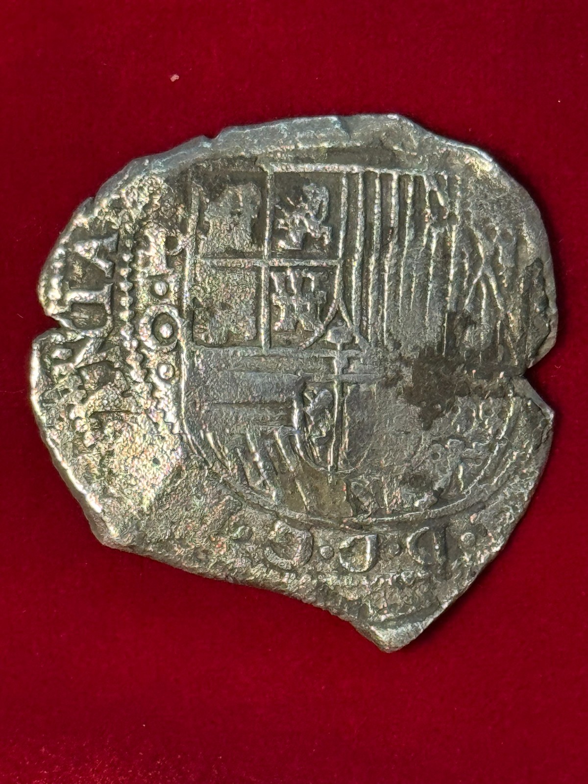 Rare 8 Reales Spanish Colonial Coin from the Shipwreck of the Maravillas (1656)