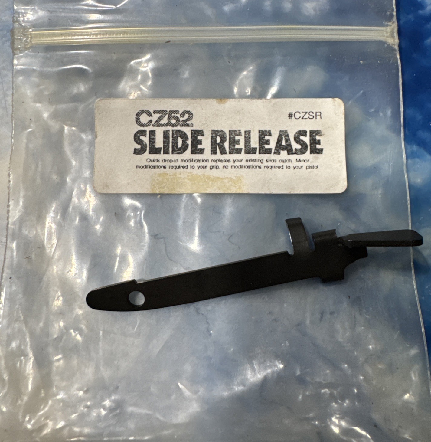 CZ-52 Slide Release Upgrade