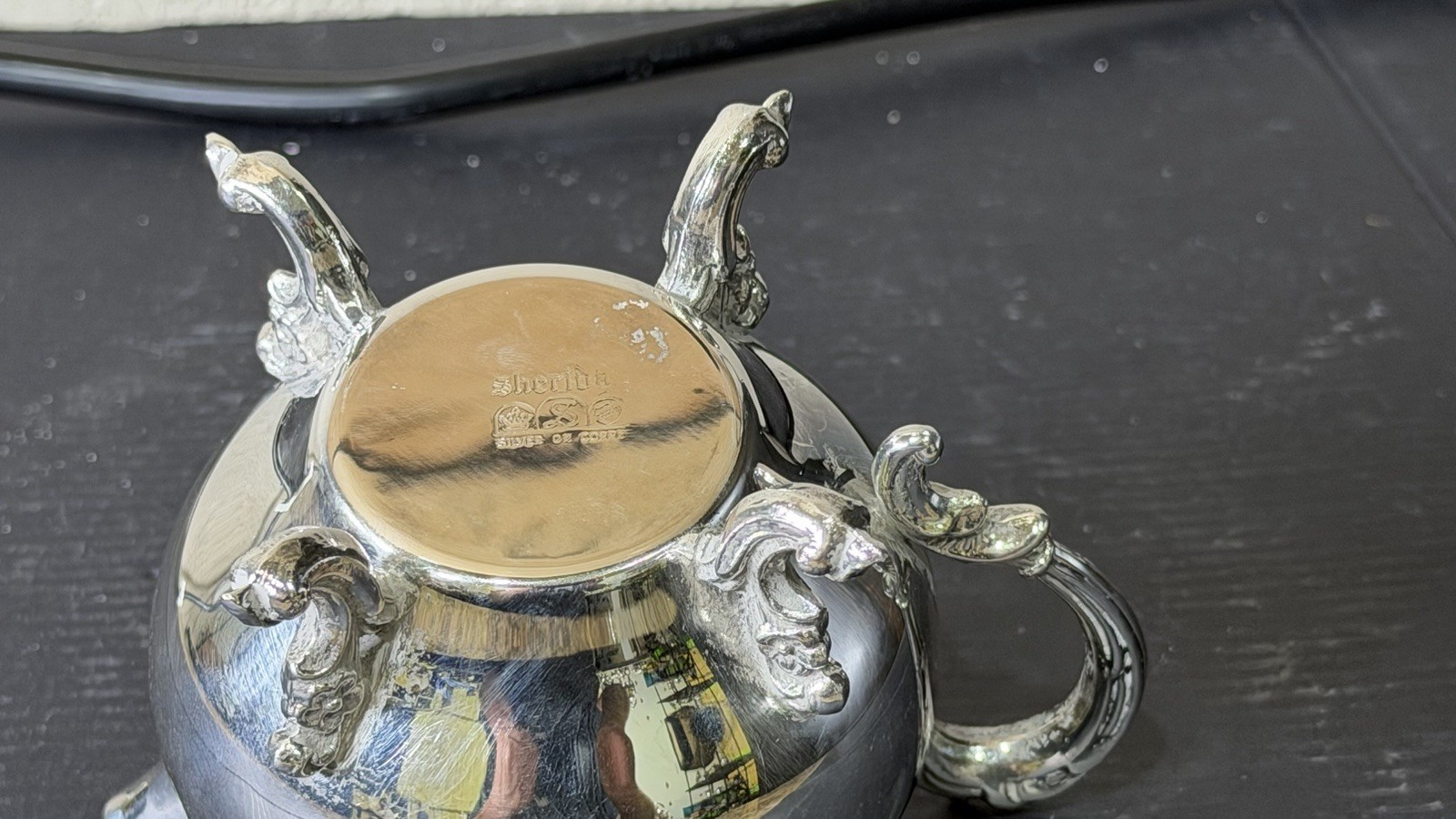Sheridan Silver Plated Tea Set 3 Piece Cream Sugar