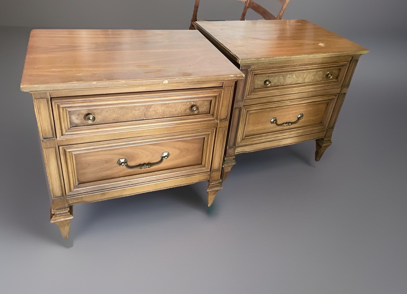 Vintage Rockford Collection Weiman Pair of Mid-Century Side Tables