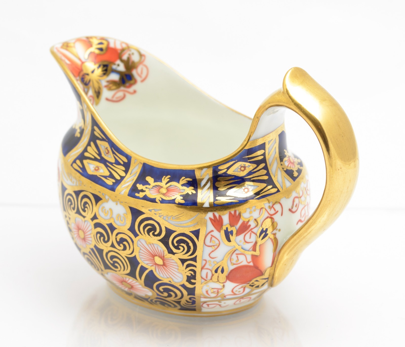 Antique Royal Crown Derby China Imari 2451 Pattern Milk/Cream Jug