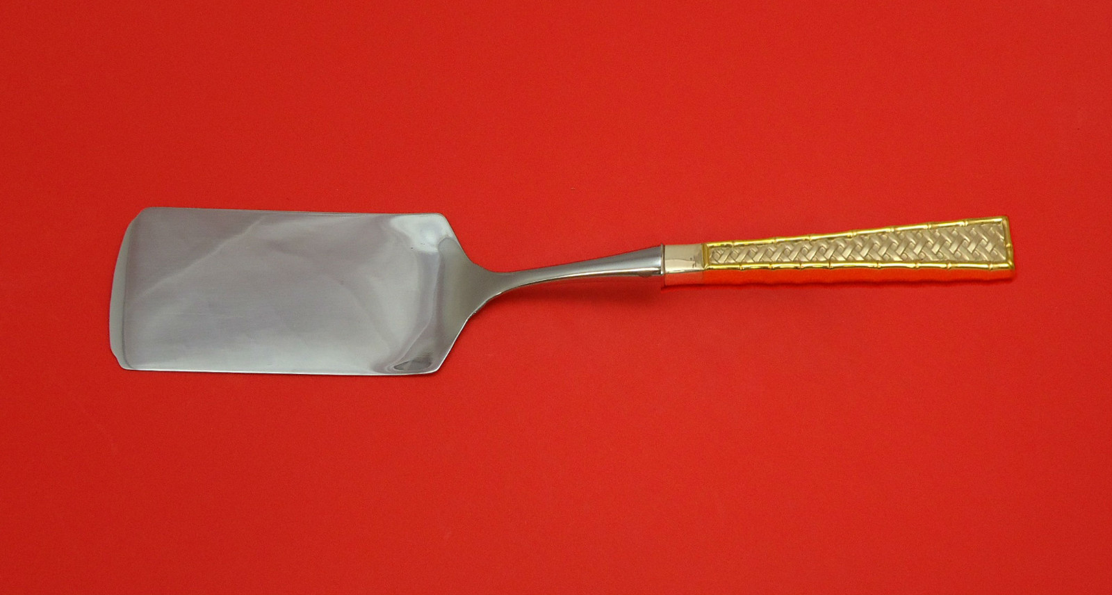 Golden Tradewinds by International Sterling Silver Lasagna Server Custom HHWS