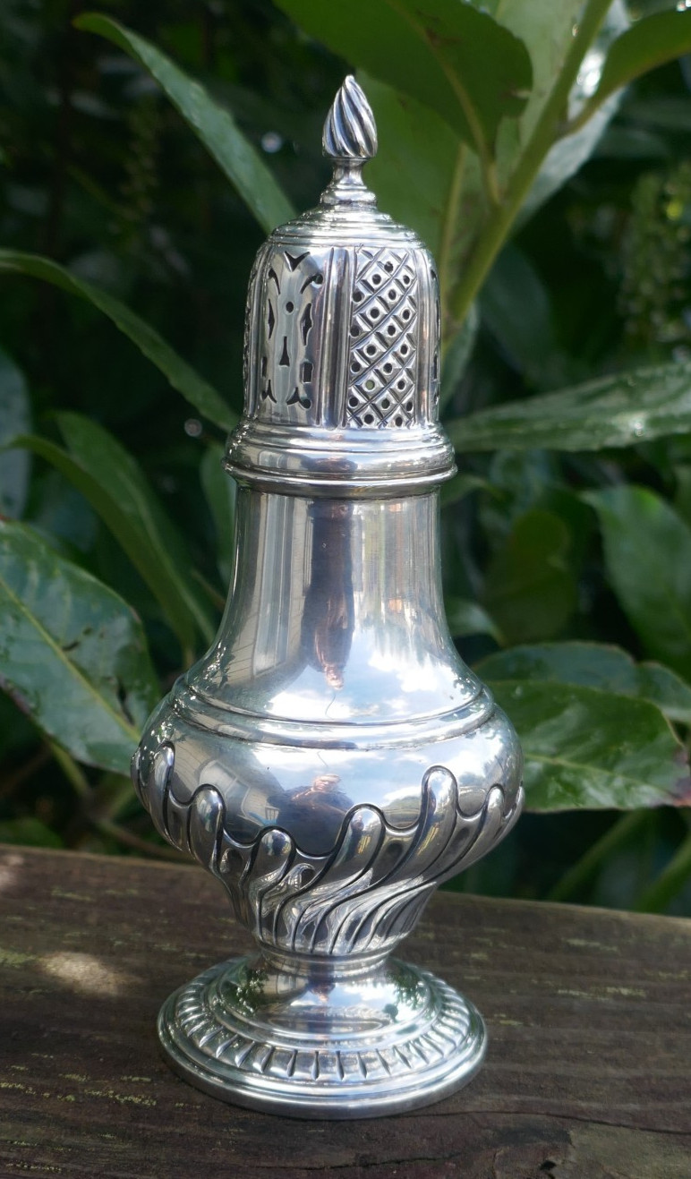 Antique Dated 1898 James Deakin & Sons Sterling Silver Muffineer – 146.0 Grams