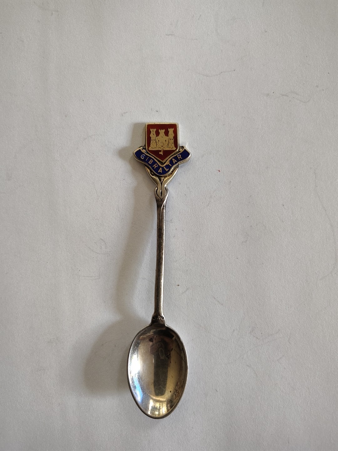 Gibraltar Sterling Silver Souvenir Spoon Made In England