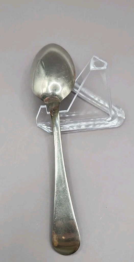 Antique South American Silver Solid Company Teaspoon 5 1/8″